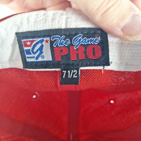 Colorado State Pueblo Wolfpak Red Baseball Hat Cap Fitted Size 7 1/2 The Game - Picture 7 of 7